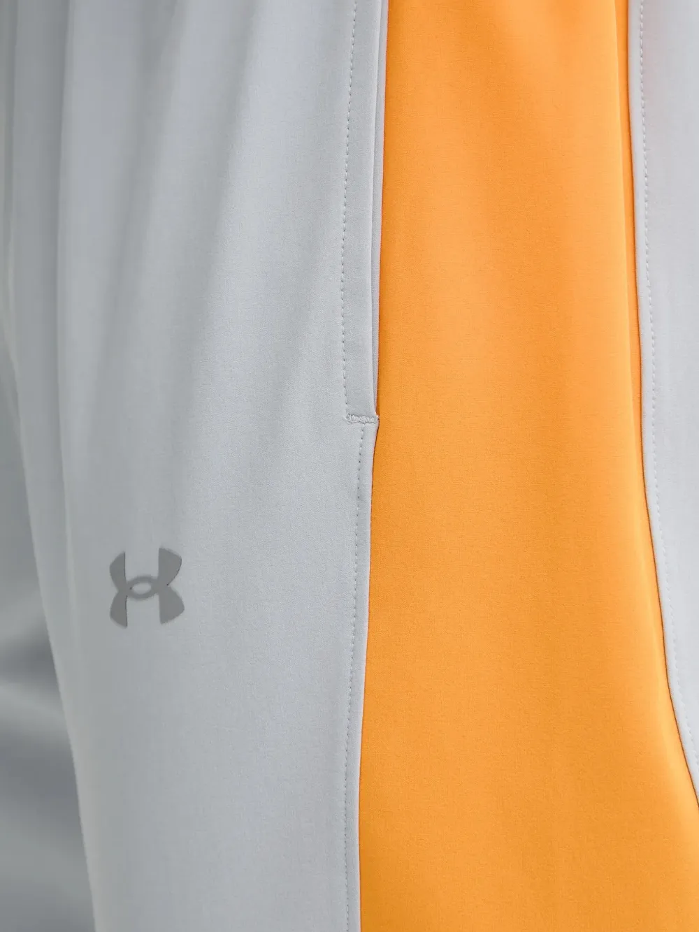 Under Armour Trainingsbroek met logoprint Grijs