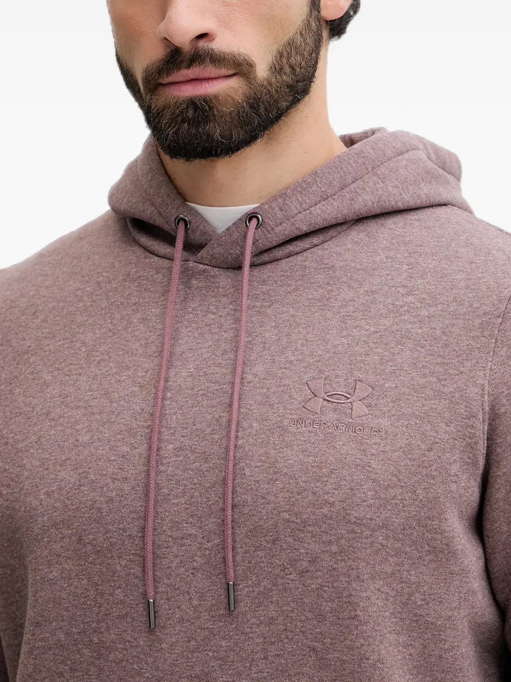 Under Armour Gebreide trui met capuchon en logo Rood