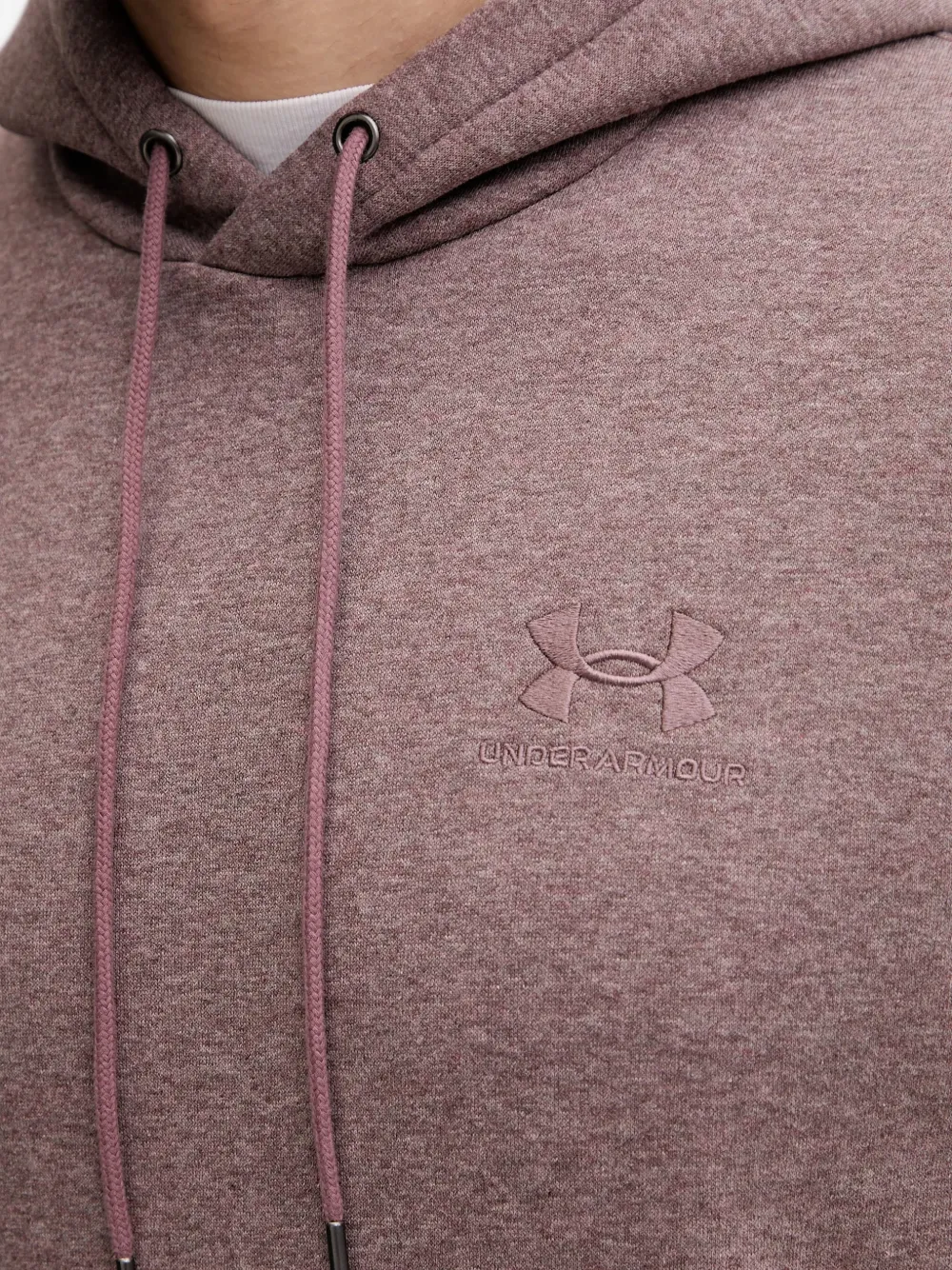 Under Armour Gebreide trui met capuchon en logo Rood