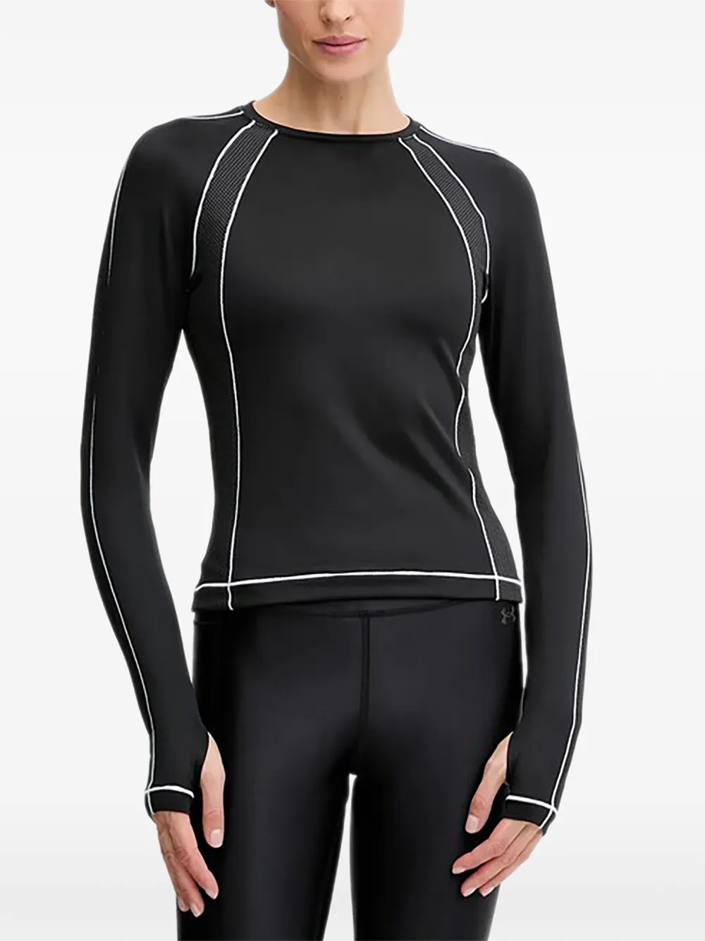 Under Armour piped long-sleeve top - Nero