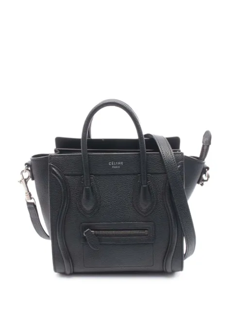 Celine Pre-Owned 2010-2026 Nano Leather Luggage Tote satchel