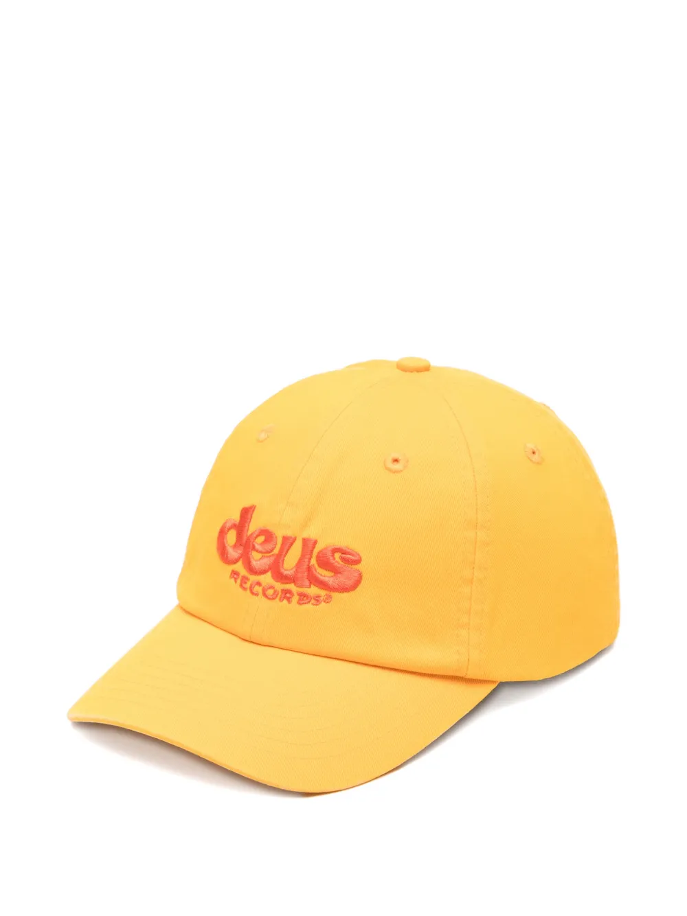 Deus Ex Machina Smile Dad embroidered cap - Giallo