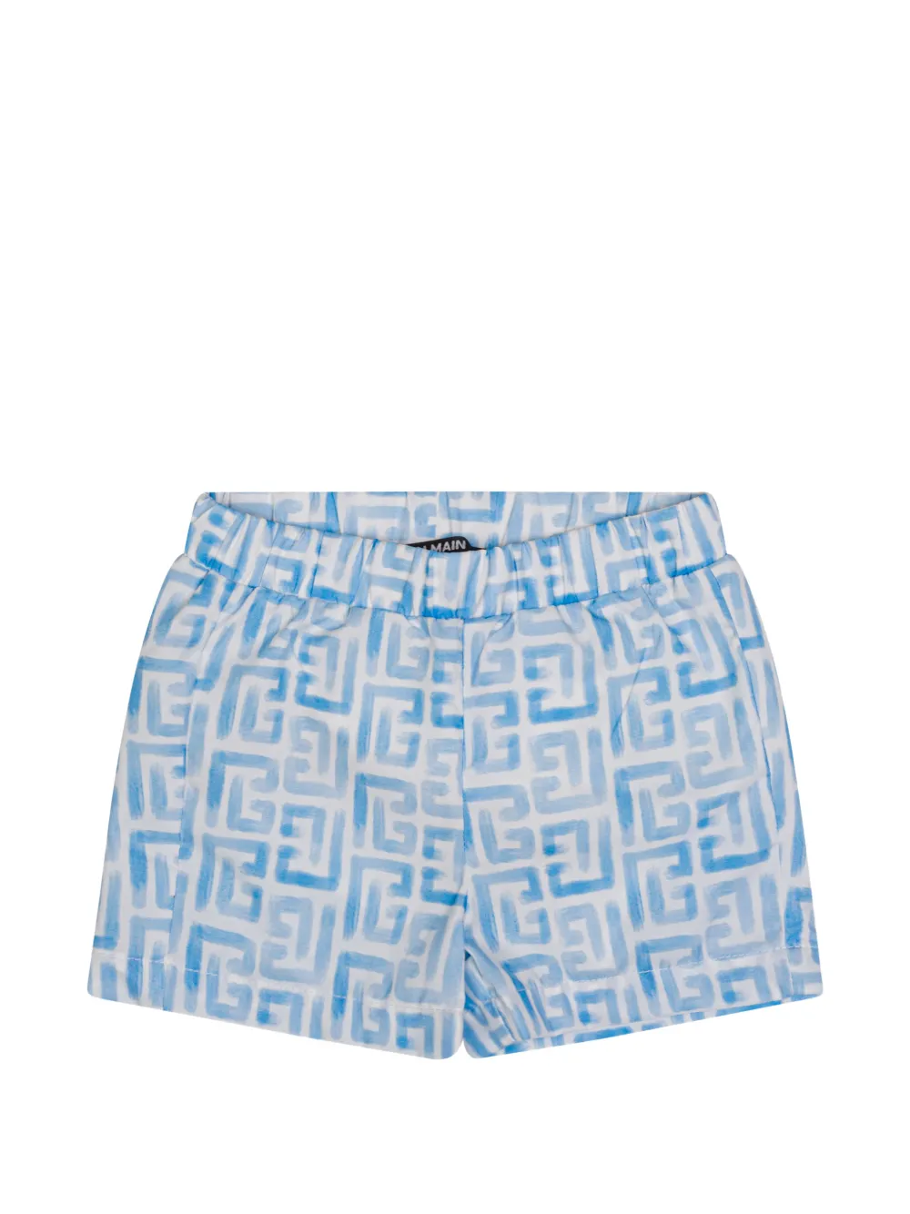 Balmain Kids elasticated-waistband swim shorts - Bianco
