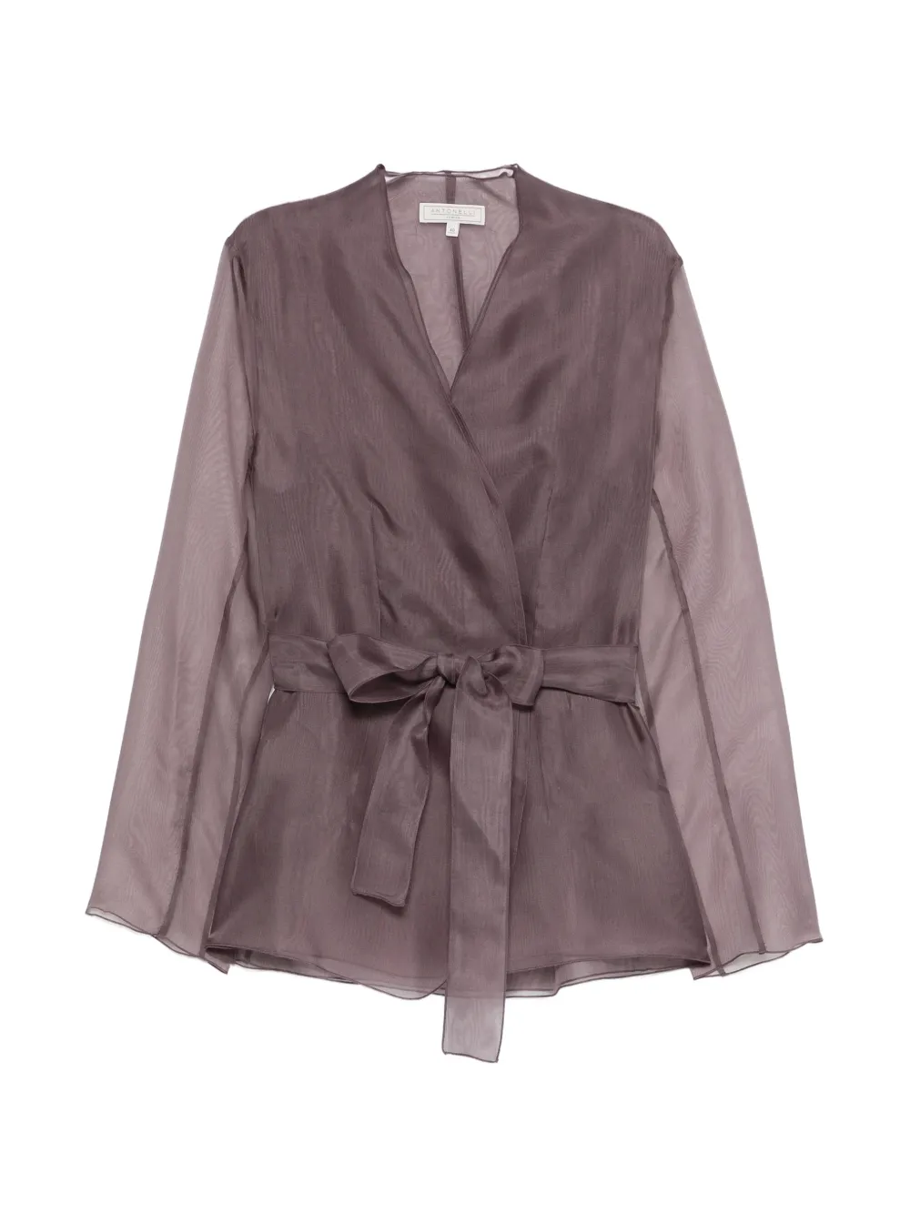 Antonelli Elia tie-waist jacket - Viola