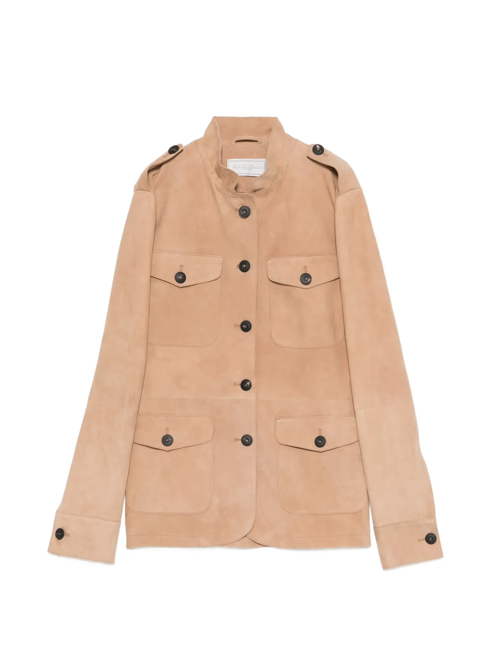 Antonelli Giuditta buttoned pocket jacket - Toni neutri