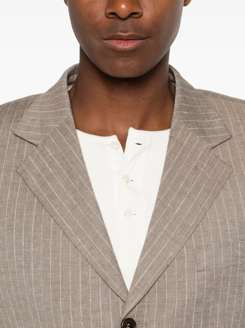 Sunflower Show blazer met krijtstreep Beige