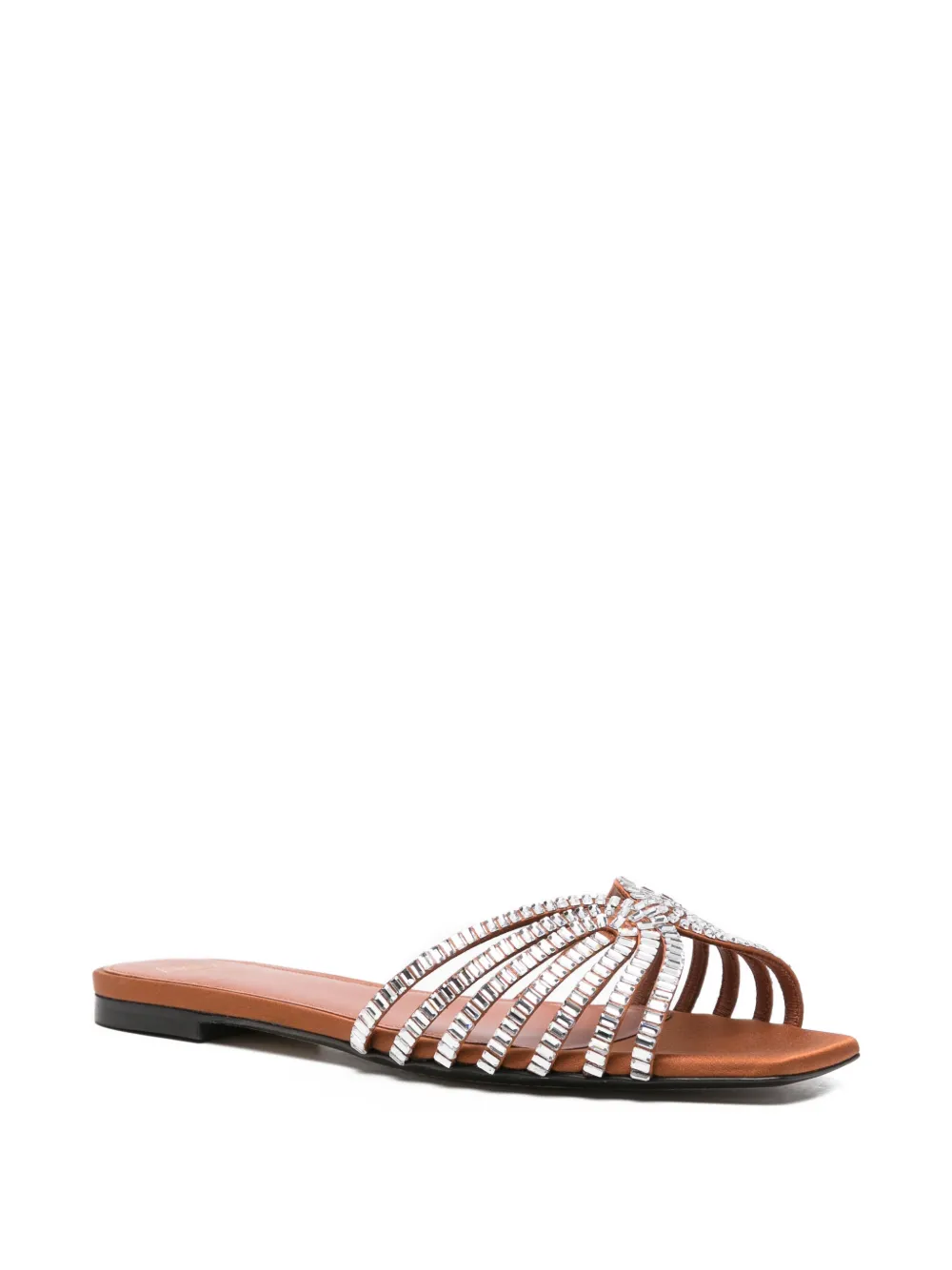 Alevì glass-embellished sandals Zilver