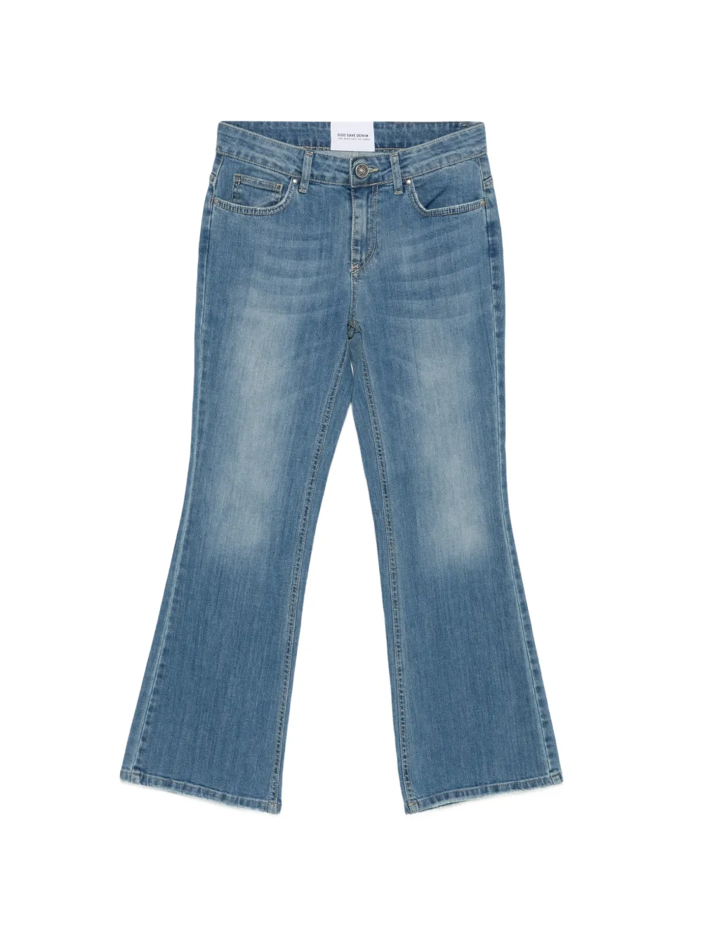 GOD SAVE DENIM Bellona flared jeans - Blau