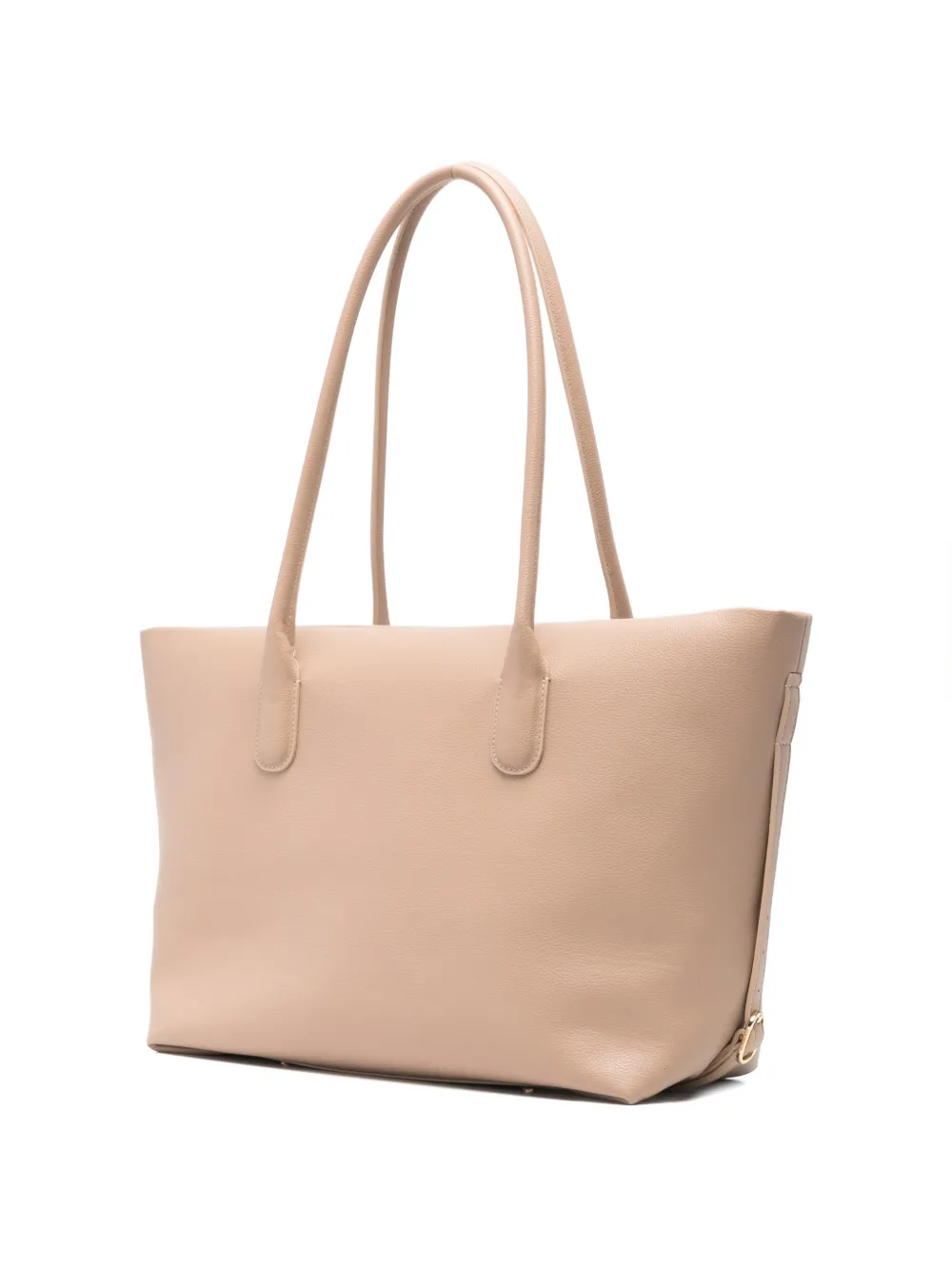 Themoirè Tallia shopper met handvat Beige