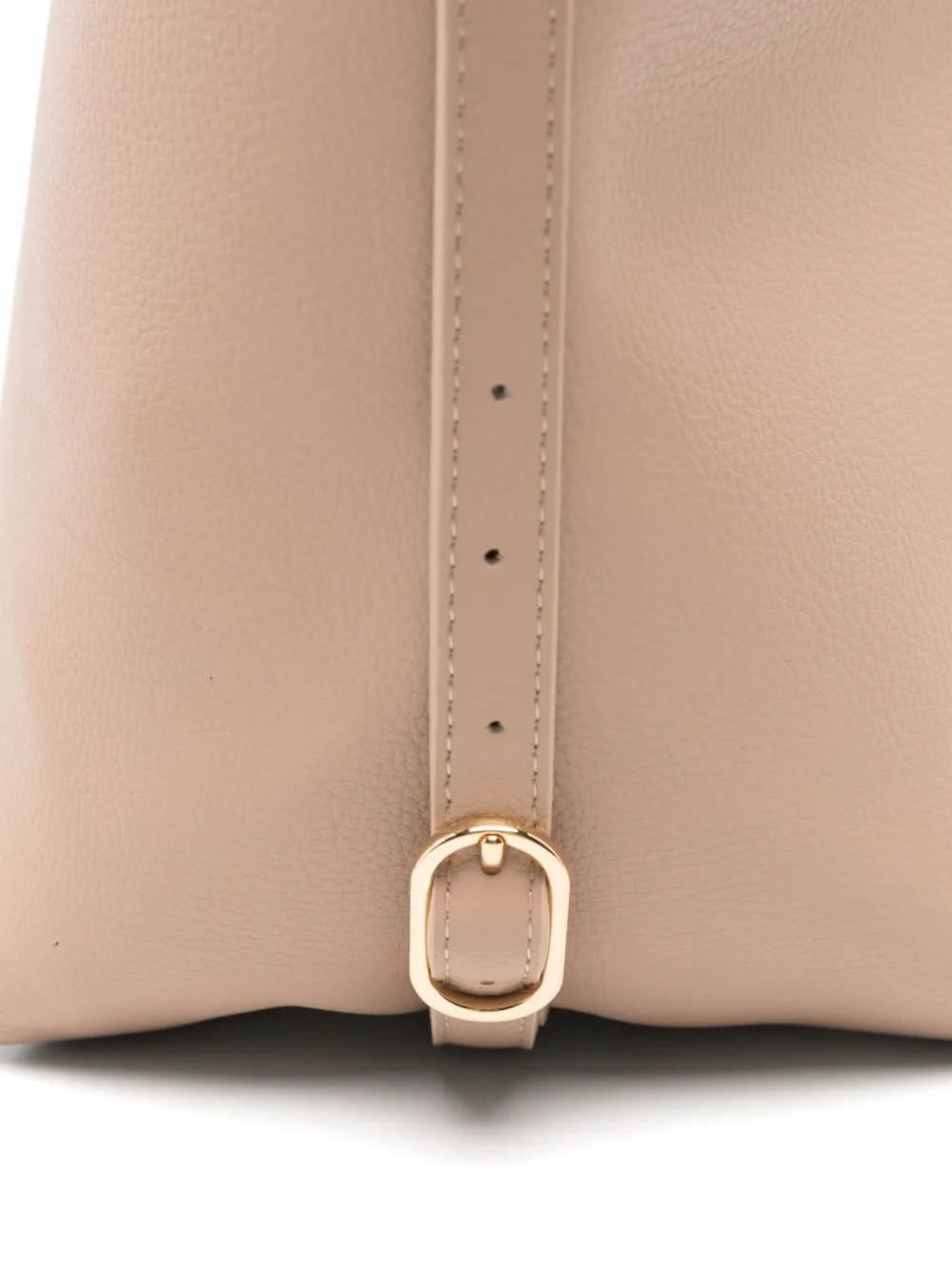 Themoirè Tallia shopper met handvat Beige