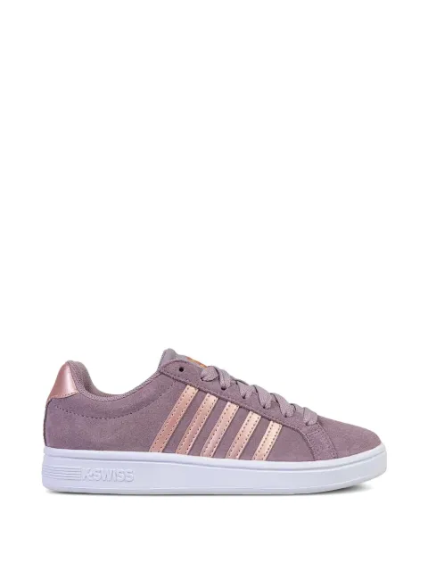 K-Swiss tenis bajos Court Tiebreak de gamuza con detalle de rayas