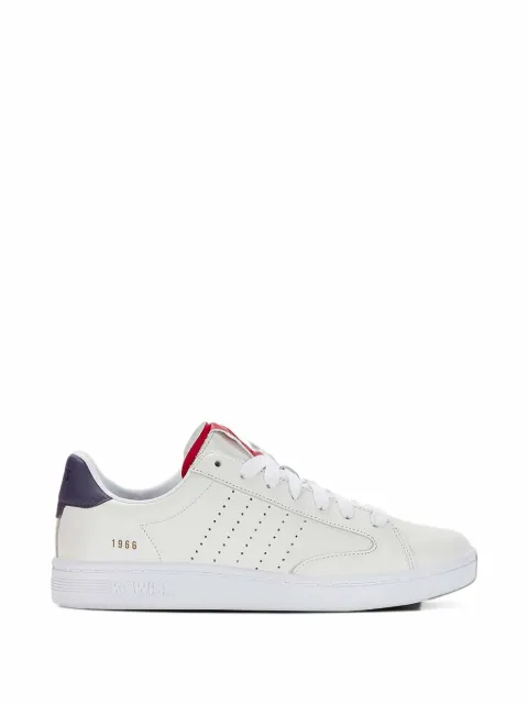 K-Swiss 穿孔logo皮质运动鞋