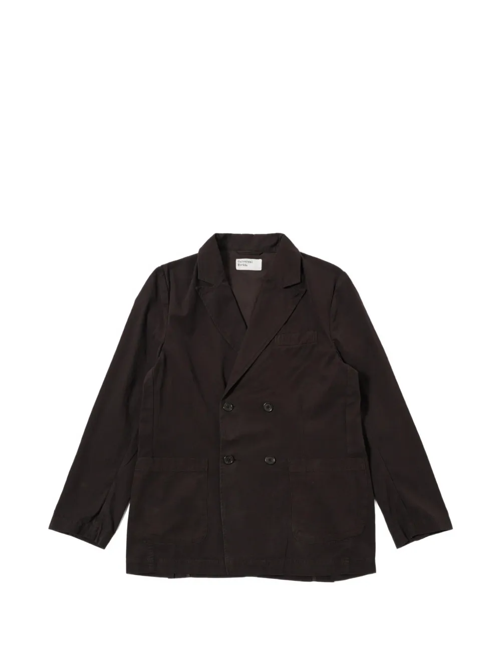 Universal Works Manor double-breasted jacket - Marrone