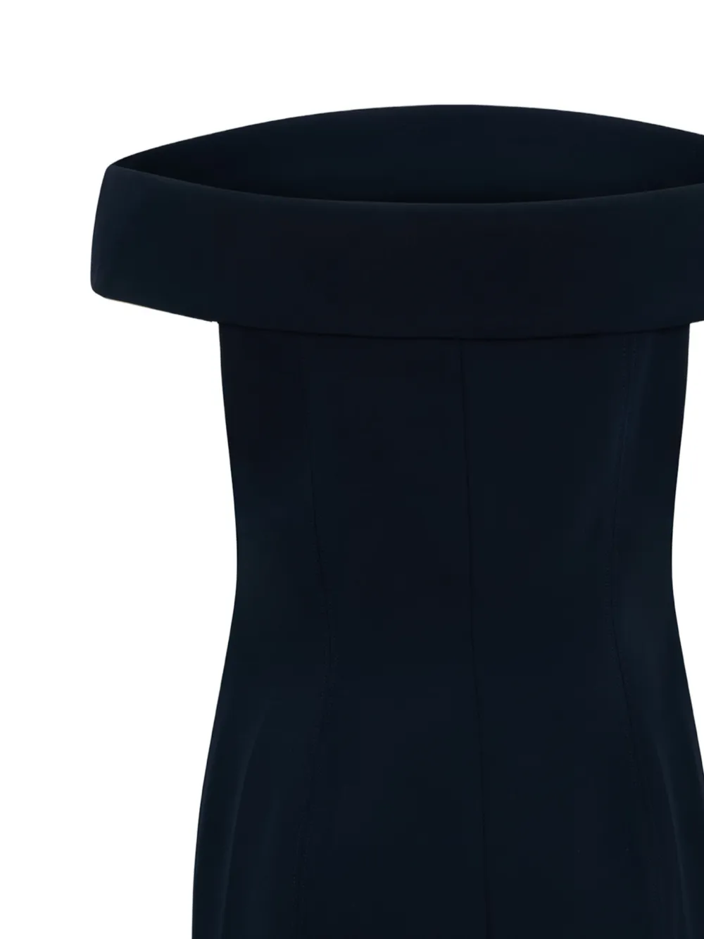 Lauren Ralph Lauren Off-shoulder midi-jurk Blauw