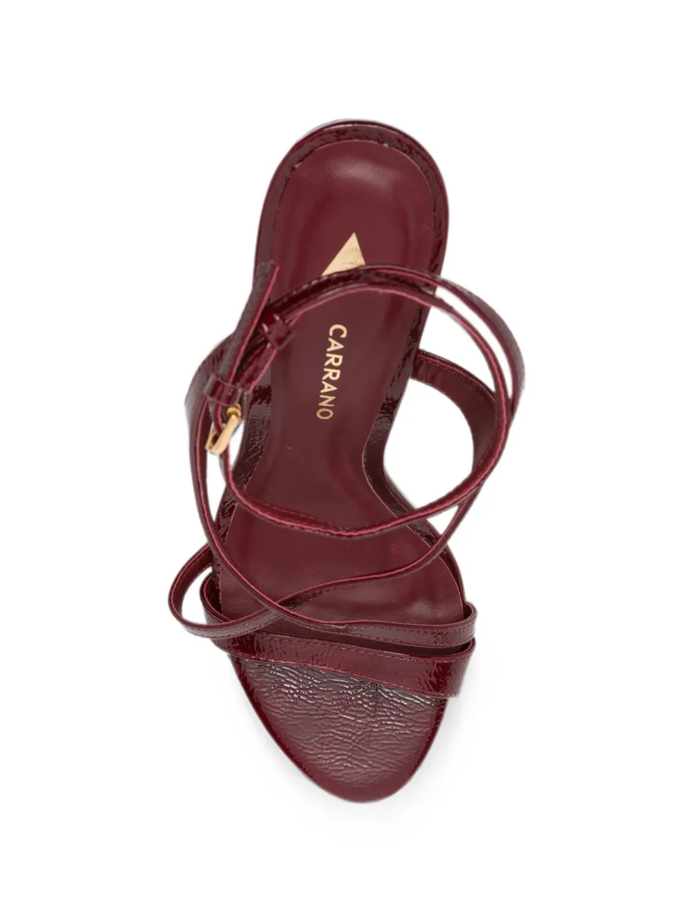 CARRANO patent leather sandals Rood