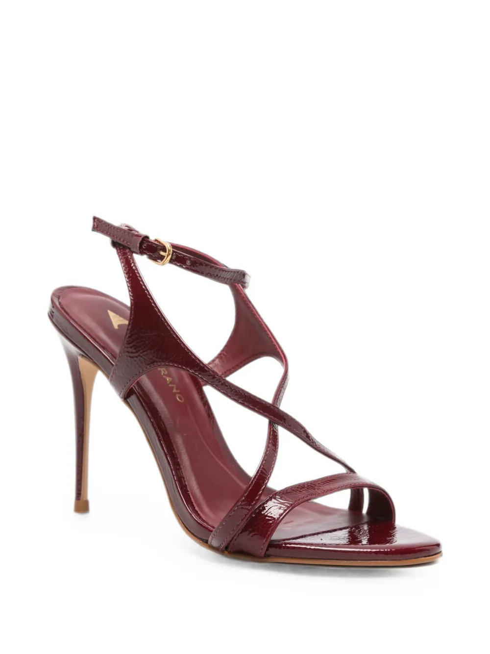 CARRANO patent leather sandals Rood