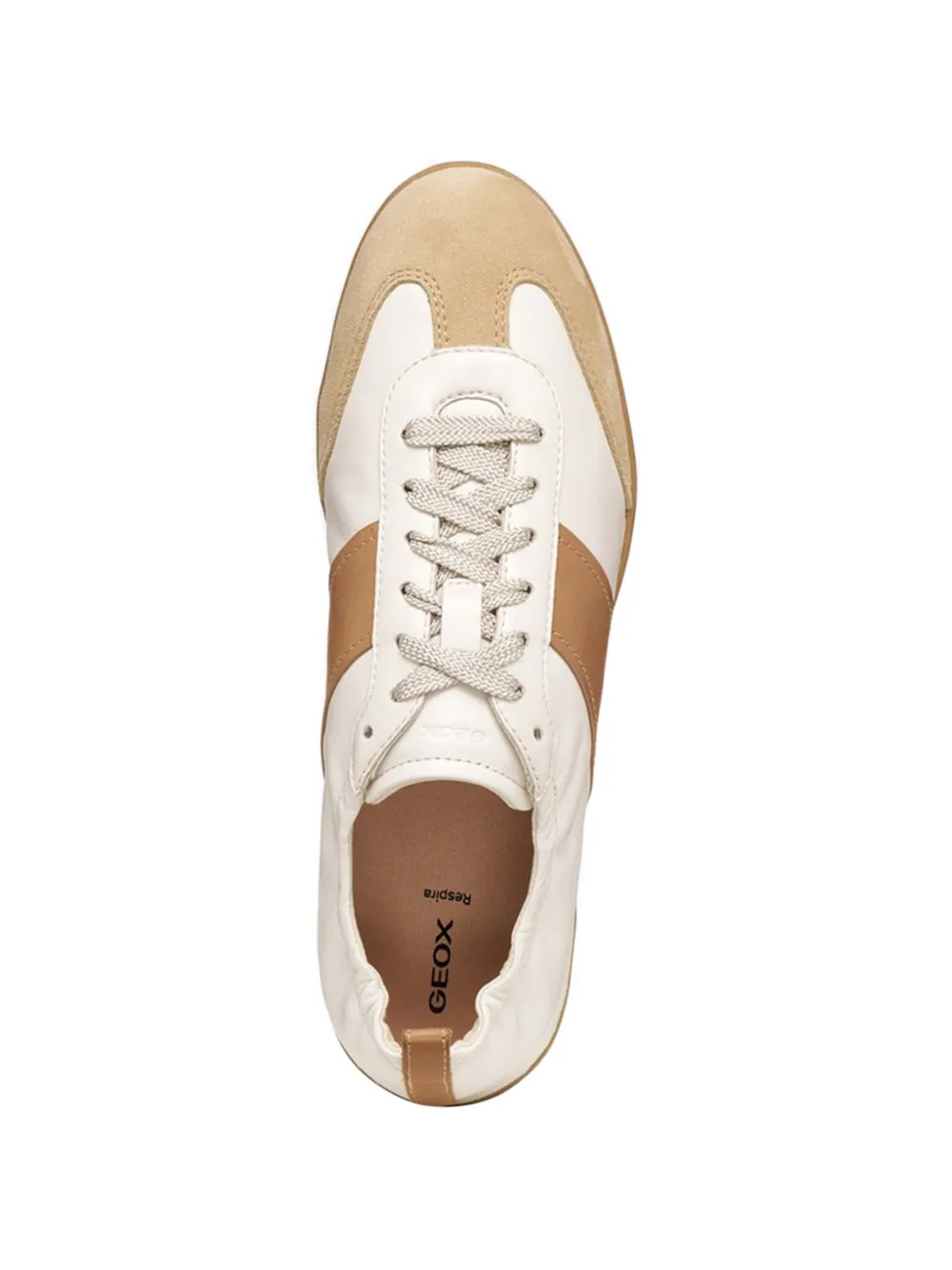Geox Marymy sneakers met streepdetail Beige