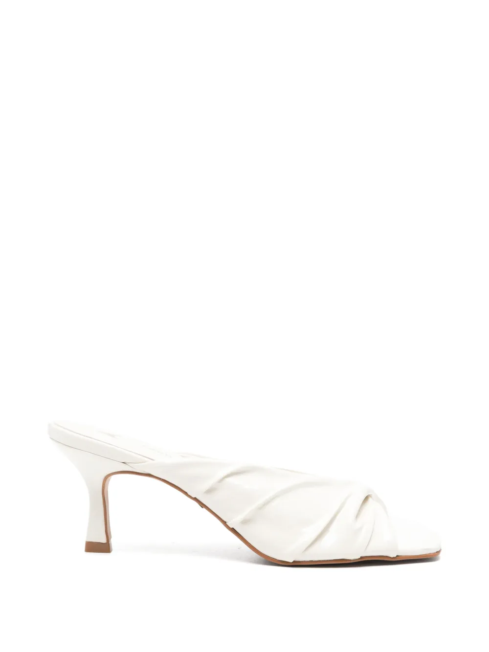 CARRANO ruched mules - Toni neutri