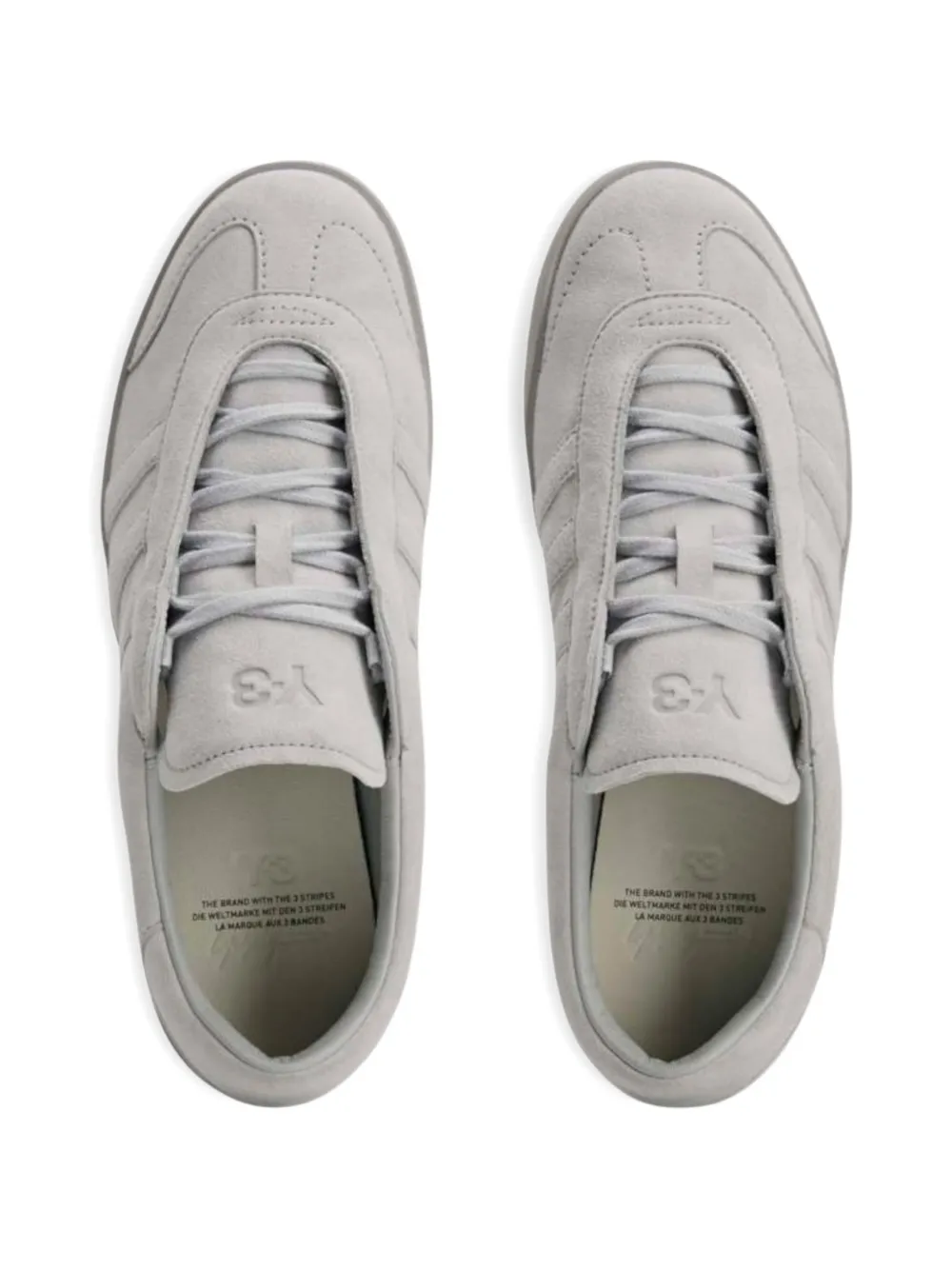 Y-3 Gazelle suède sneakers Grijs