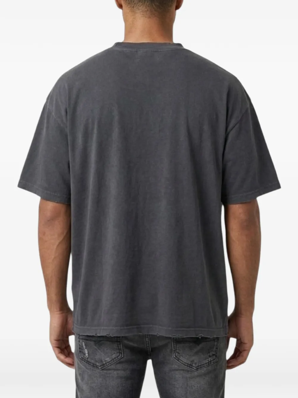  Bldg4 Peace-print T-shirt - Grey 