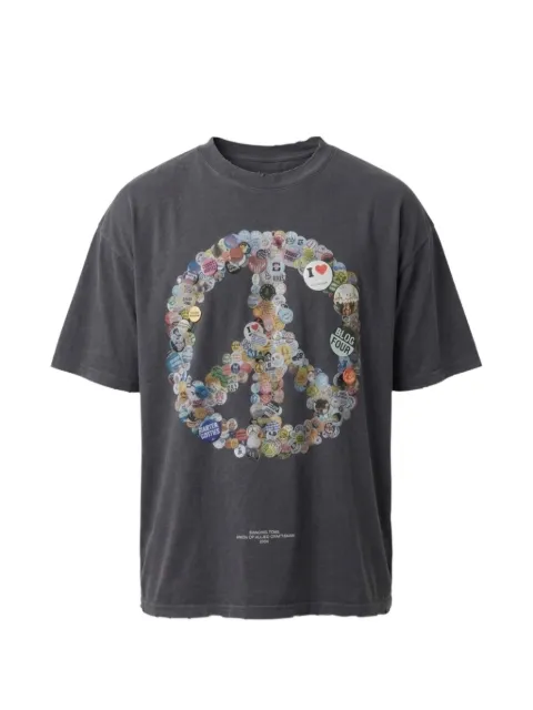 BLDG4 peace-print T-shirt