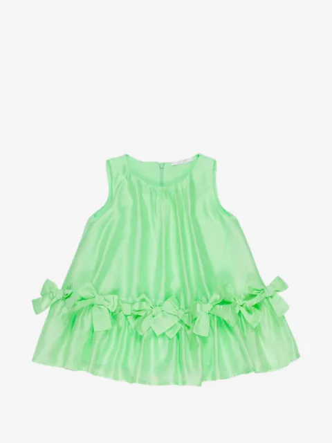 Miss Grant Kids Vestido com laço e babados