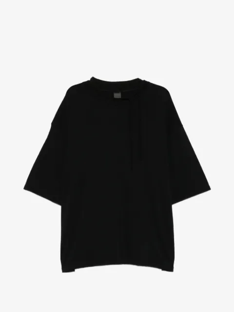 The Viridi-Anne double neck T-shirt