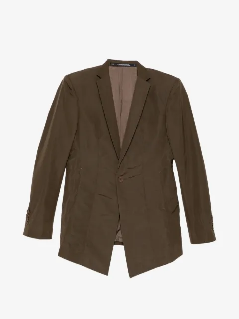 Julius V-neck single-breasted blazer