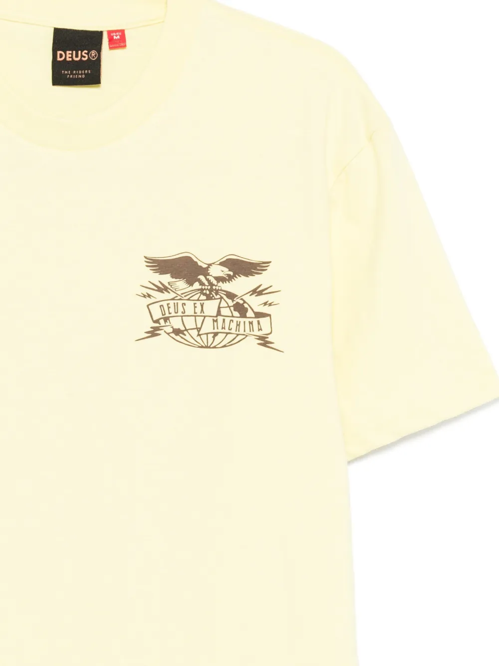 Deus Ex Machina Claw-Some Whizz T-shirt met print Geel