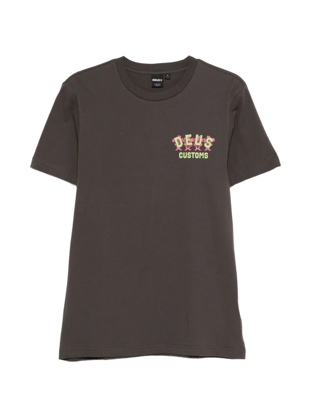 Deus Ex Machina Fancy Pansy floral-print T-shirt - Grigio