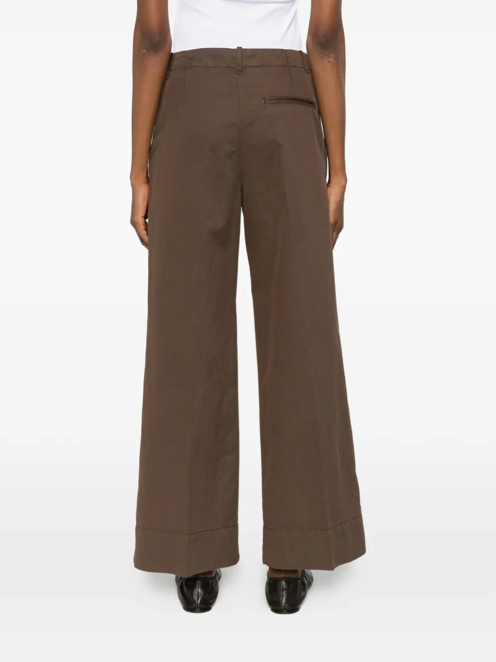 My Myths Broek met wijde pijpen Bruin
