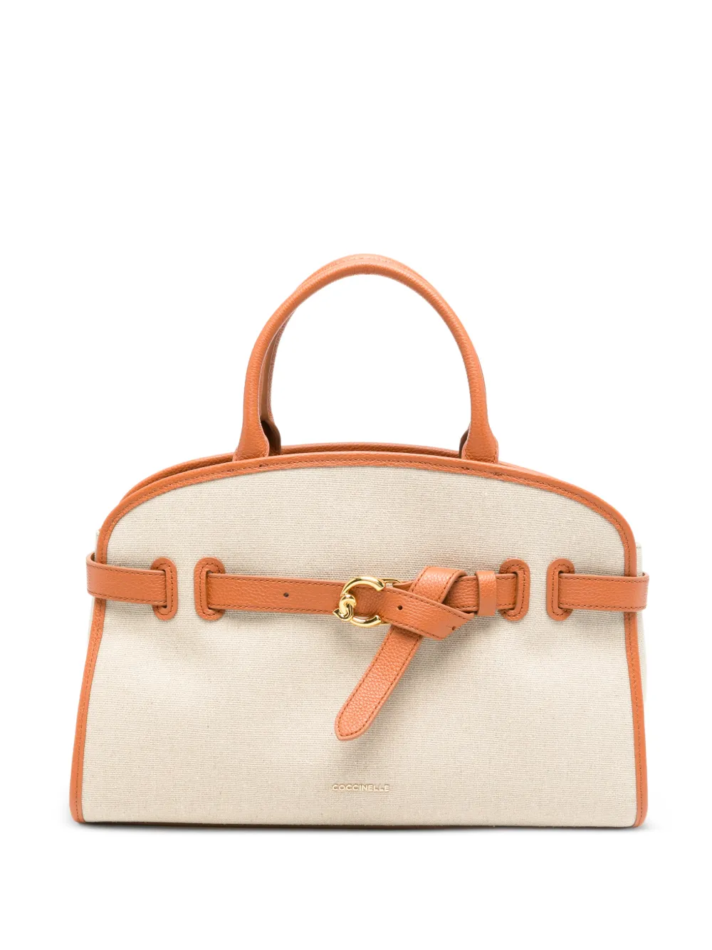 Coccinelle leather-trim tote bag - Toni neutri