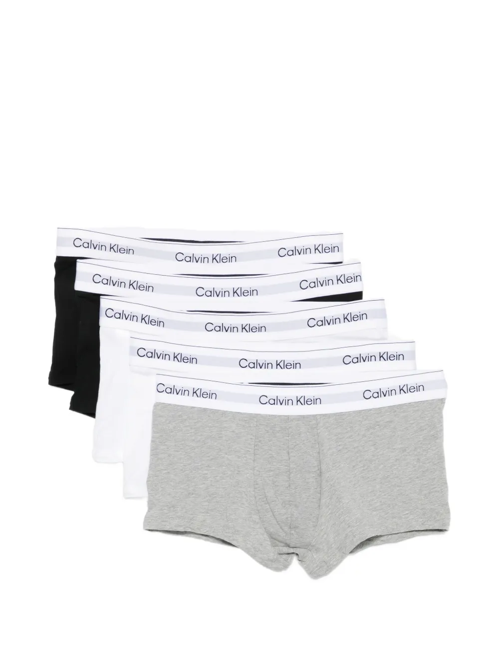 Calvin Klein logo-band boxers (set of five) - Bianco