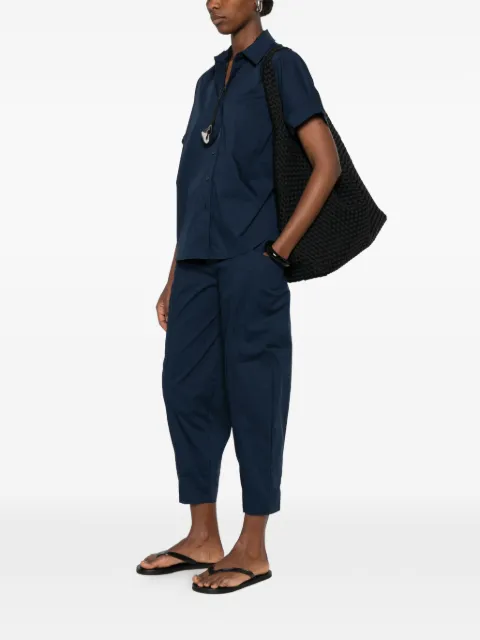 bomboogie tapered cropped trousers