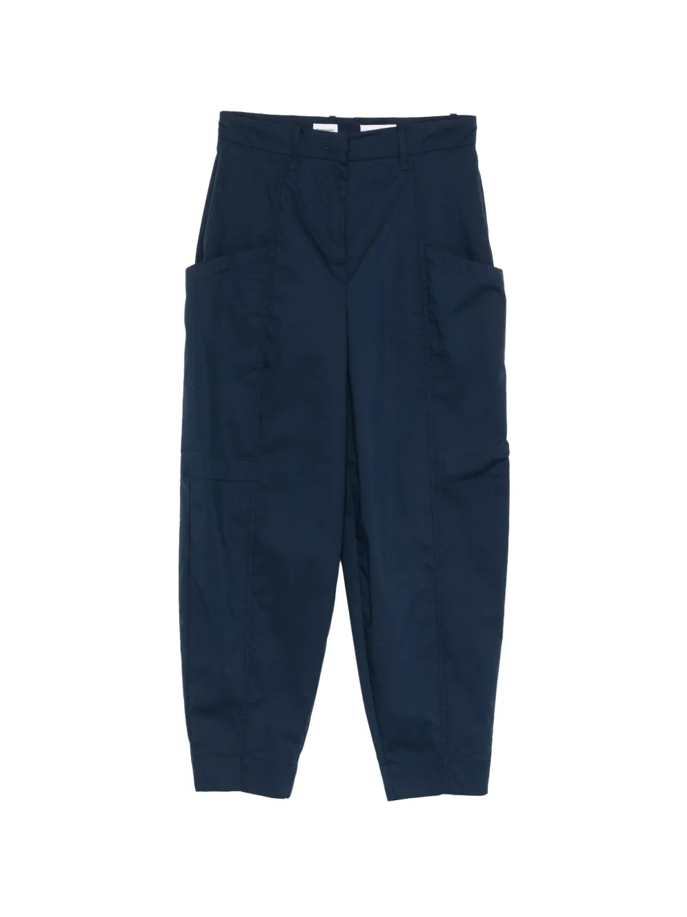 bomboogie tapered cropped trousers - Blu