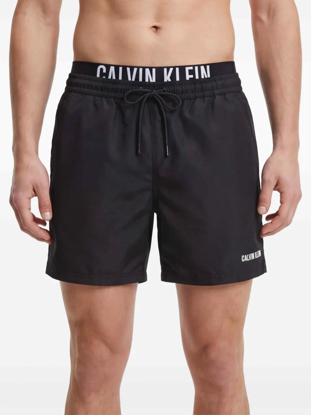 Calvin Klein Zwembroek met logo Zwart