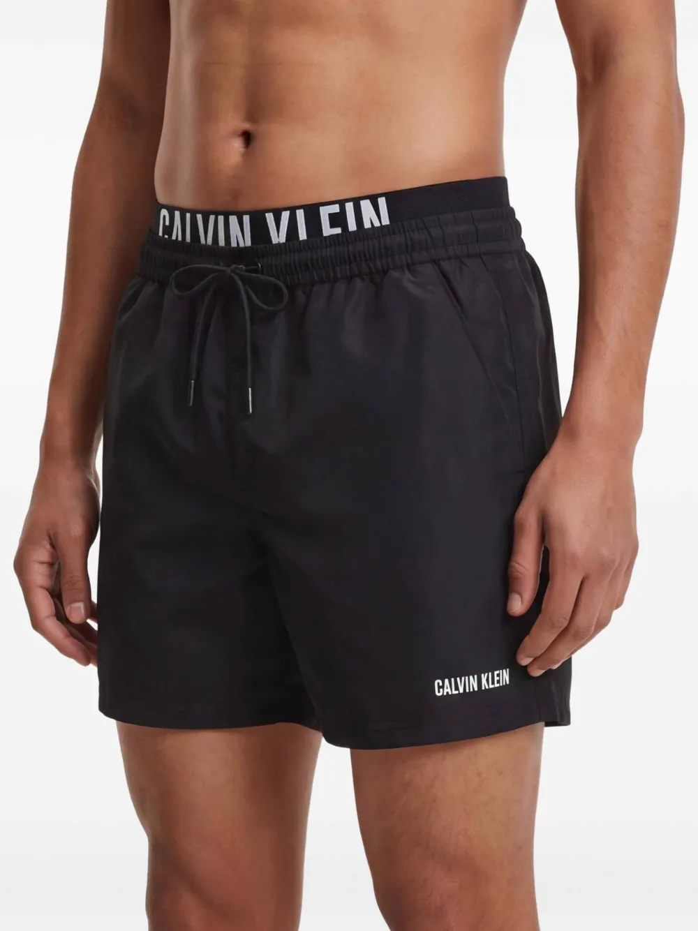 Calvin Klein Zwembroek met logo Zwart