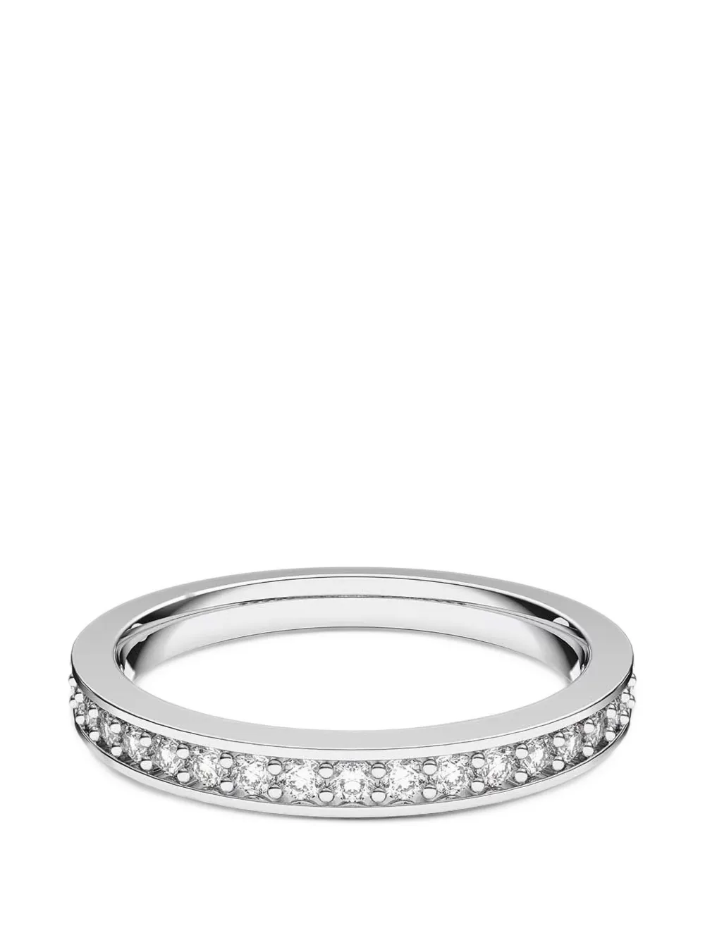 Swarovski Matrix crystal-embellished ring - Argento