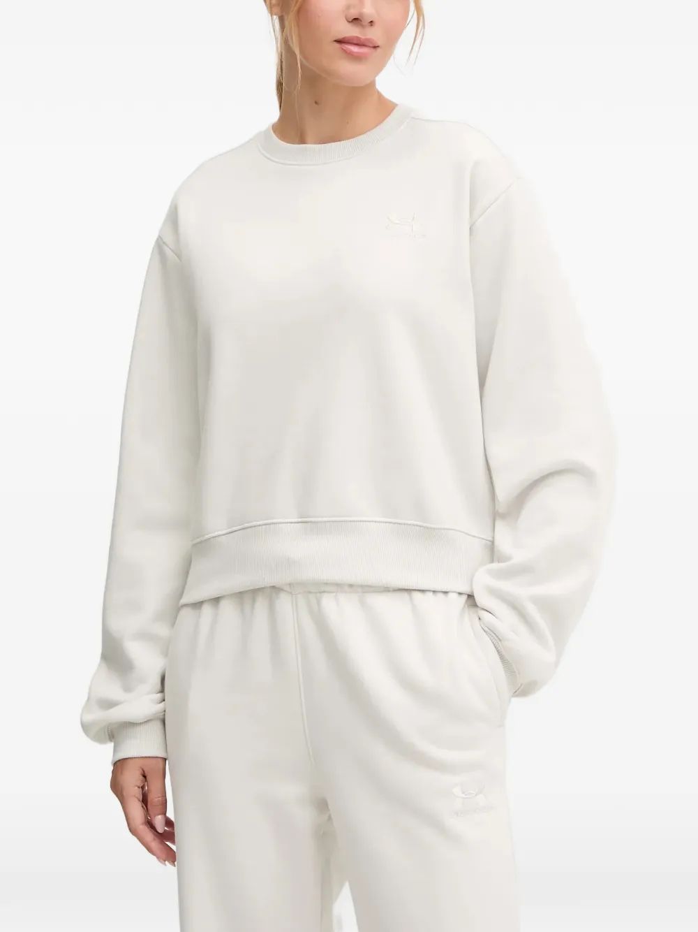 Under Armour logo-embroidery crew-neck sweatshirt