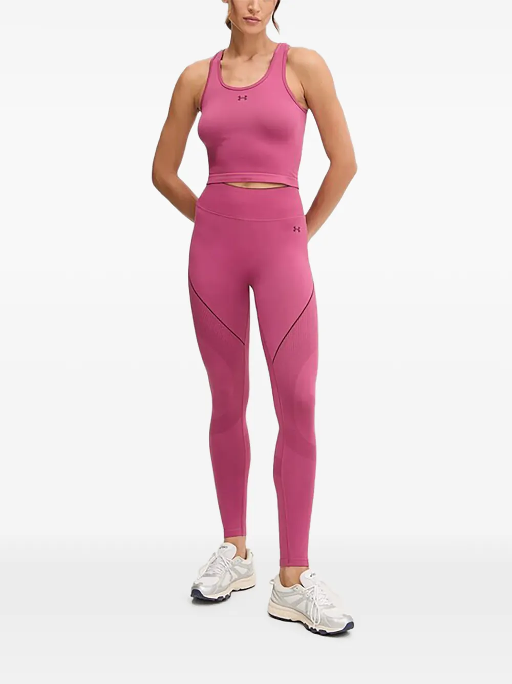 Under Armour UA Vanish naadloze legging met vlakken Roze