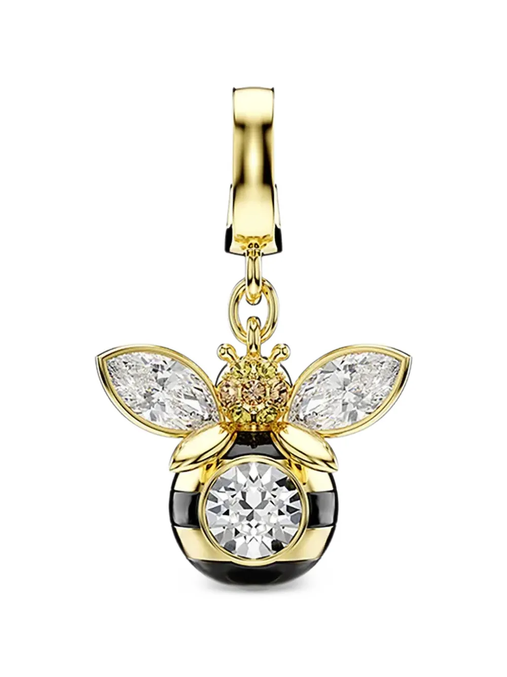 Swarovski Idyllia crystal-embellished bee charm - Oro