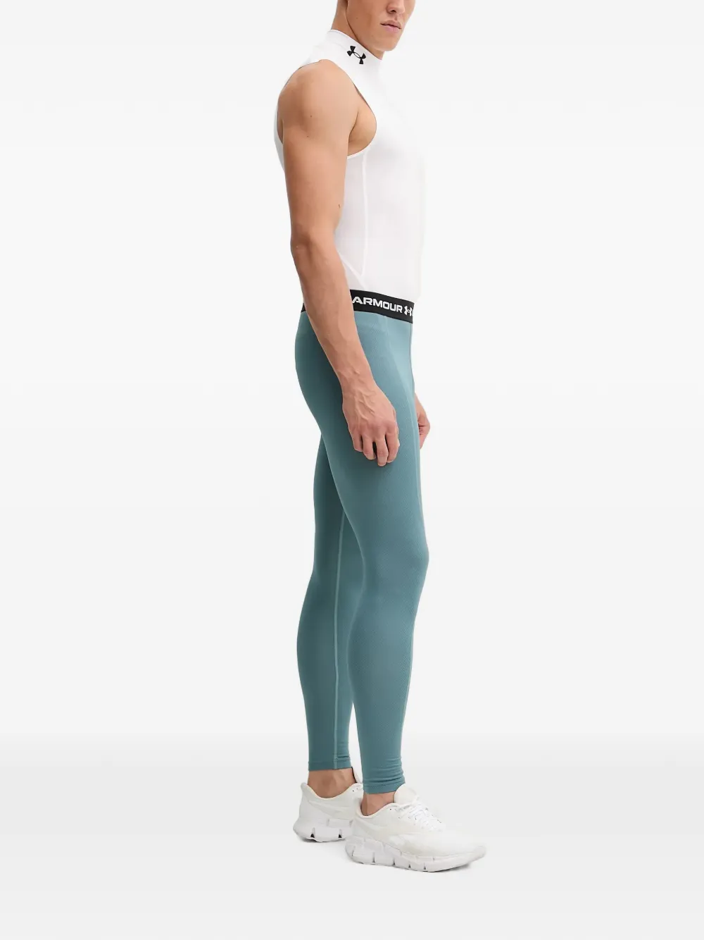 Under Armour Legging met logoband Blauw