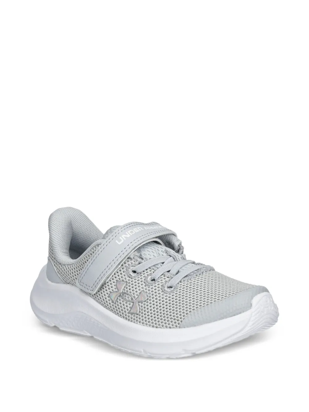 Under Armour Kids baskets à bande logo - Gris