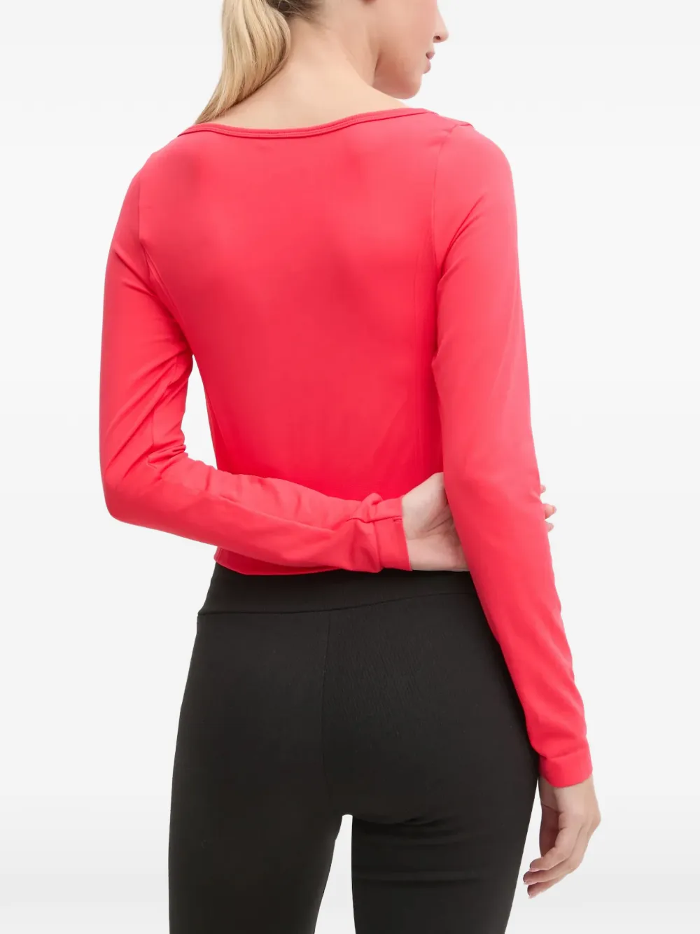 Under Armour Cropped T-shirt met logoprint Roze