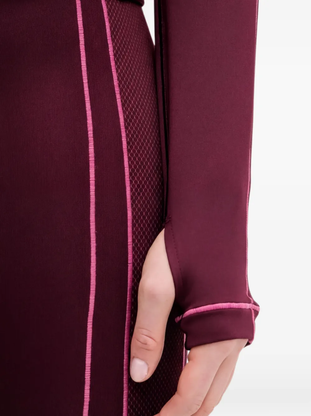 Under Armour Top met lange mouwen en rits Rood