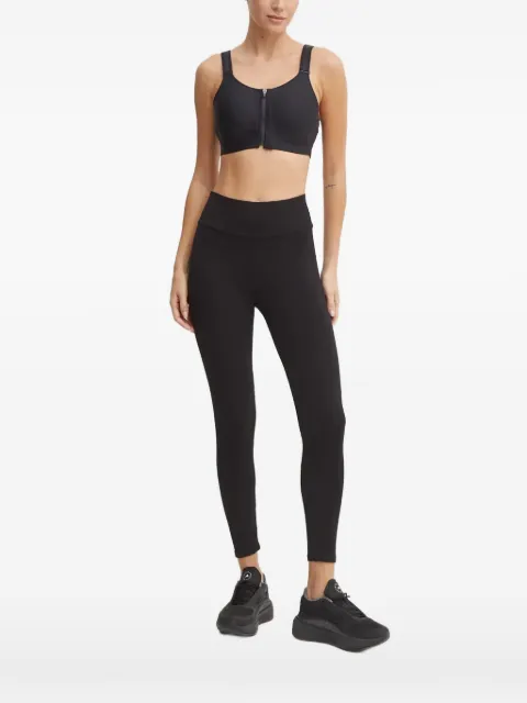Under Armour Infinity 2.0 high zip-up logo-strap sports bra