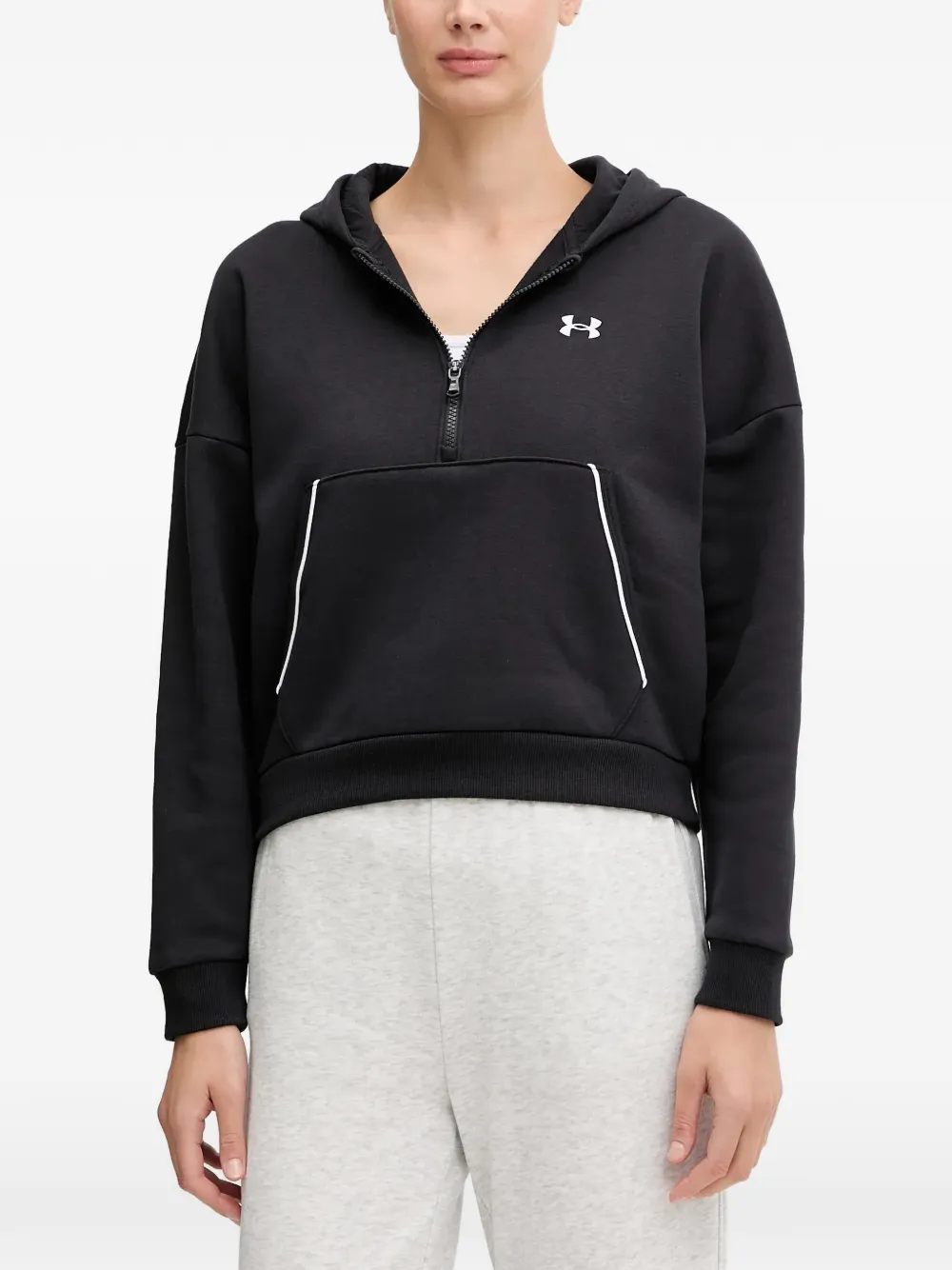 Under Armour Rival half-zip logo hoodie