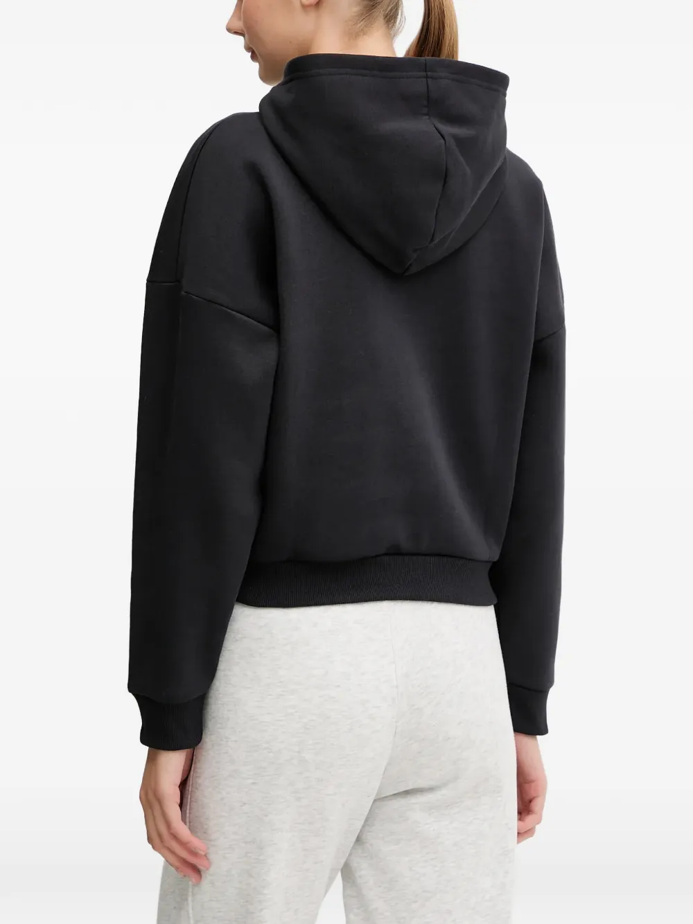 Under Armour Rival half-zip logo hoodie Zwart