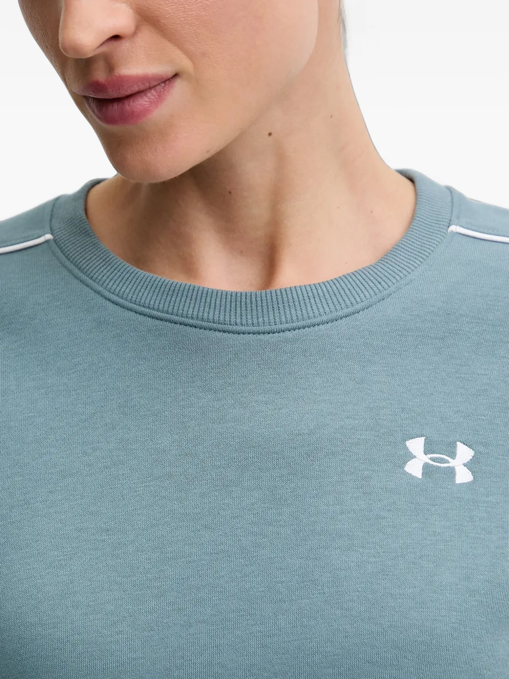 Under Armour Top met lange mouwen en geribbelde afwerking Blauw
