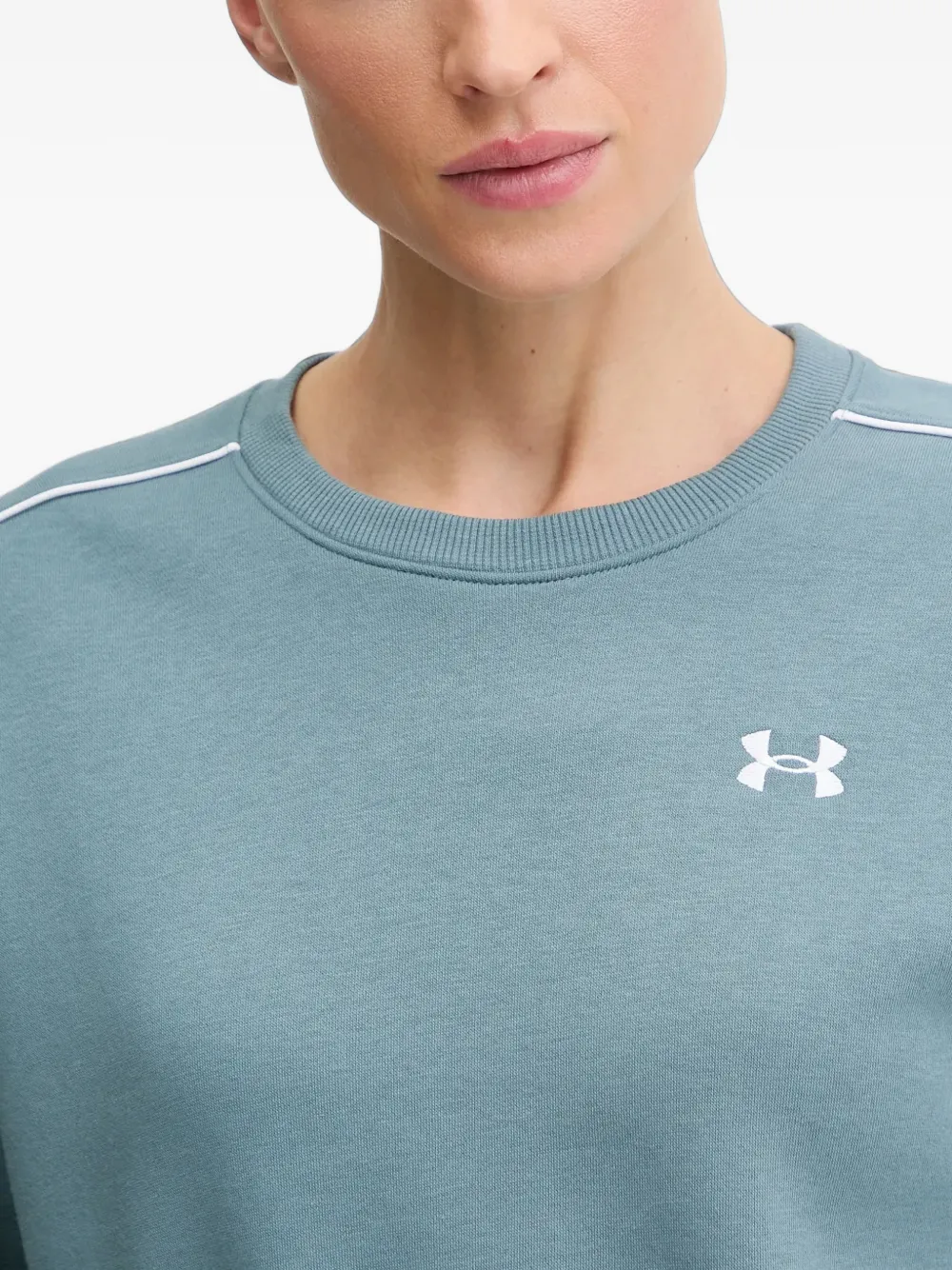 Under Armour Top met lange mouwen en geribbelde afwerking Blauw